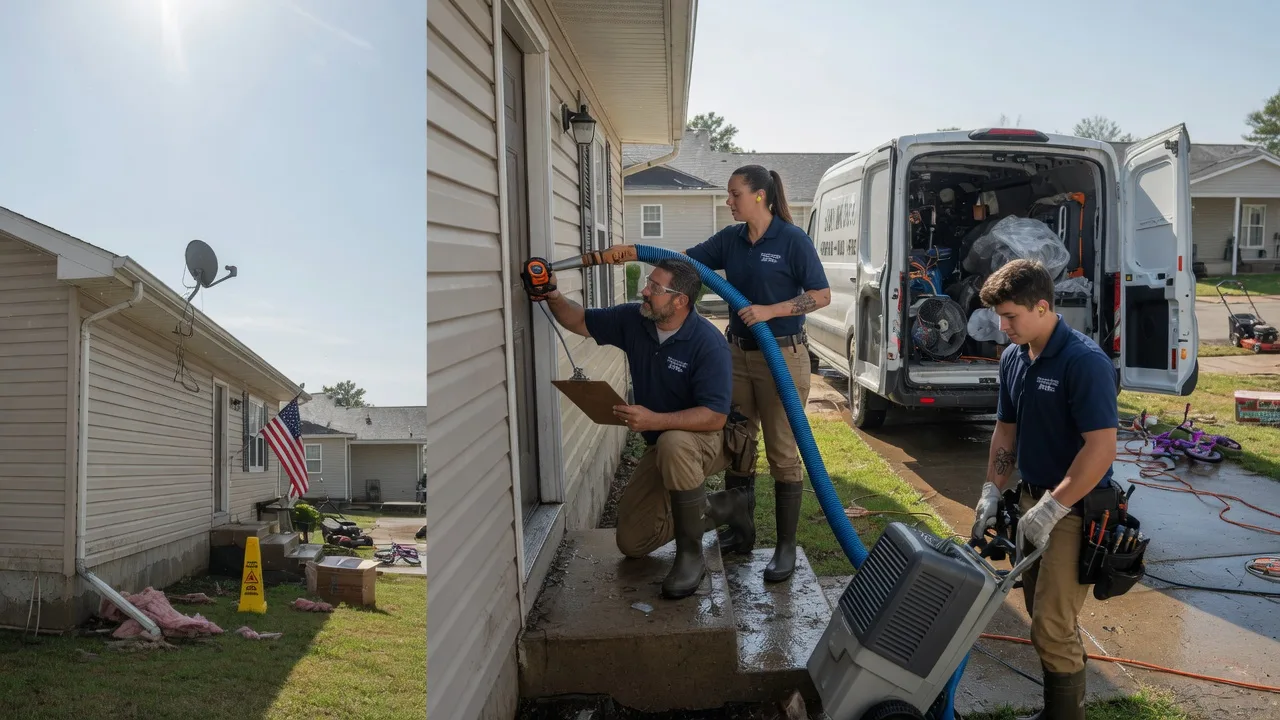 Ceiling Water Damage Restoration in Noel, MO near me